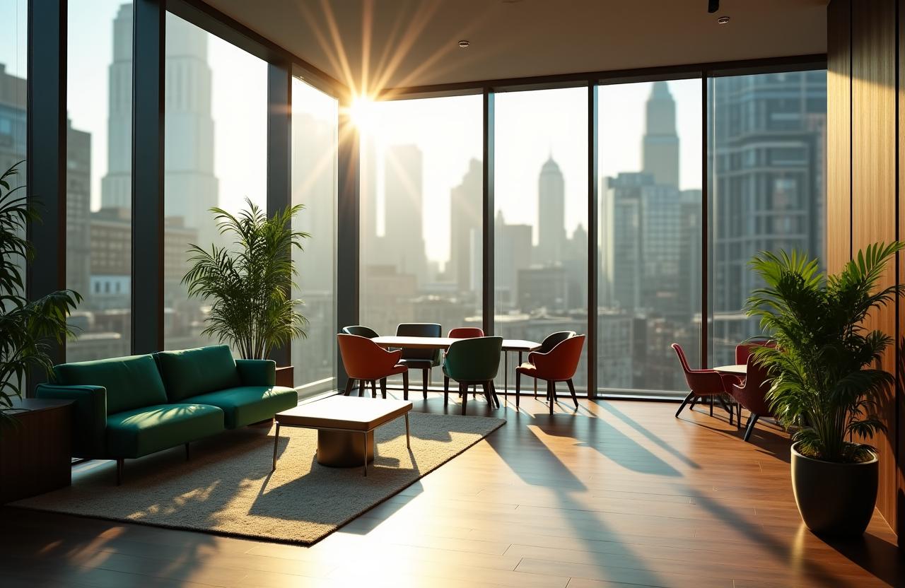 Sophisticated data center visual represent New York AI integration